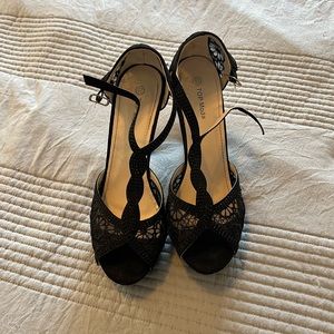 Top moda black heels